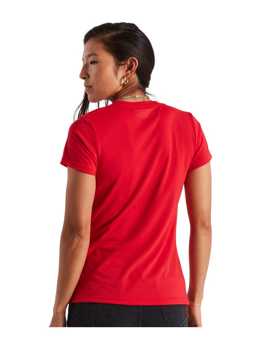 Specialized S-Logo T-Shirt Damen kurzarm, flo red - Bild 4