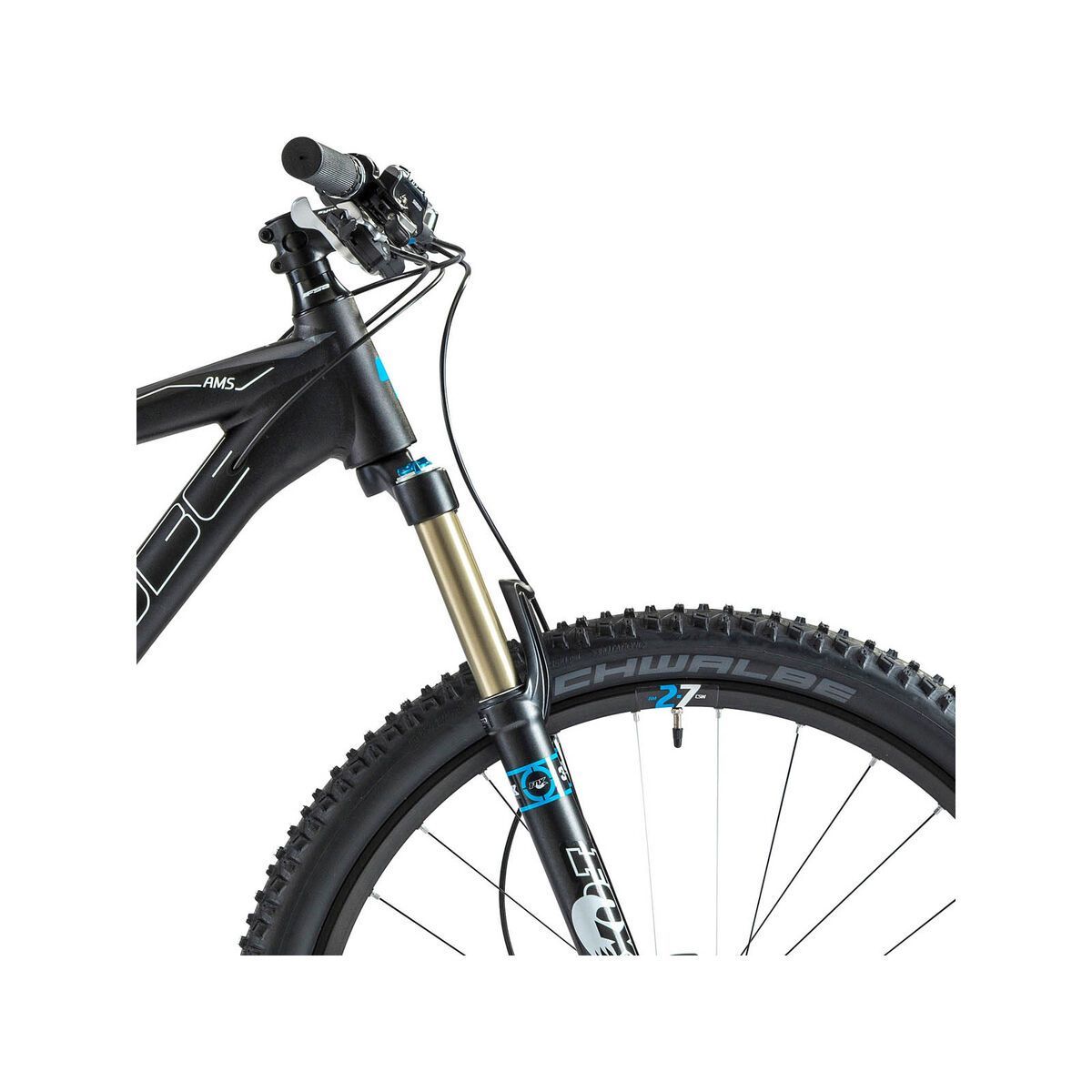 Cube AMS 130 HPA Race 27.5, black anodized - Bild 5