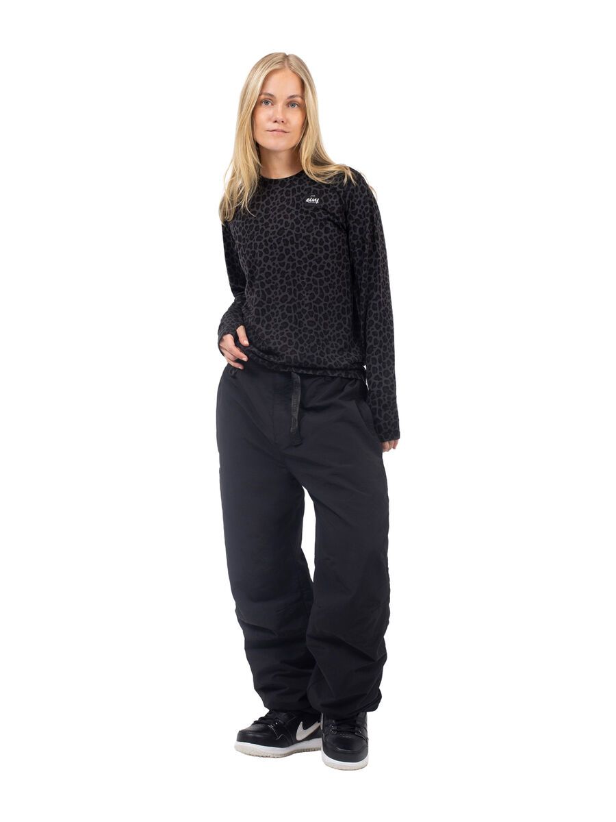 Eivy Loose Fit Merino Wool Top, black leopard - Bild 6
