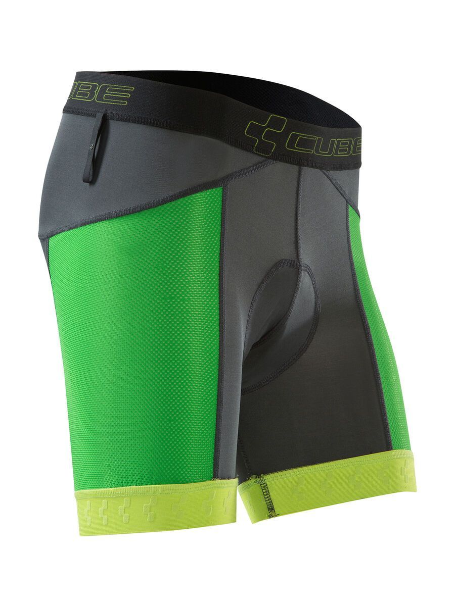 Cube Innenhose Trail, anthracite´n´green´n´lime - Bild 1