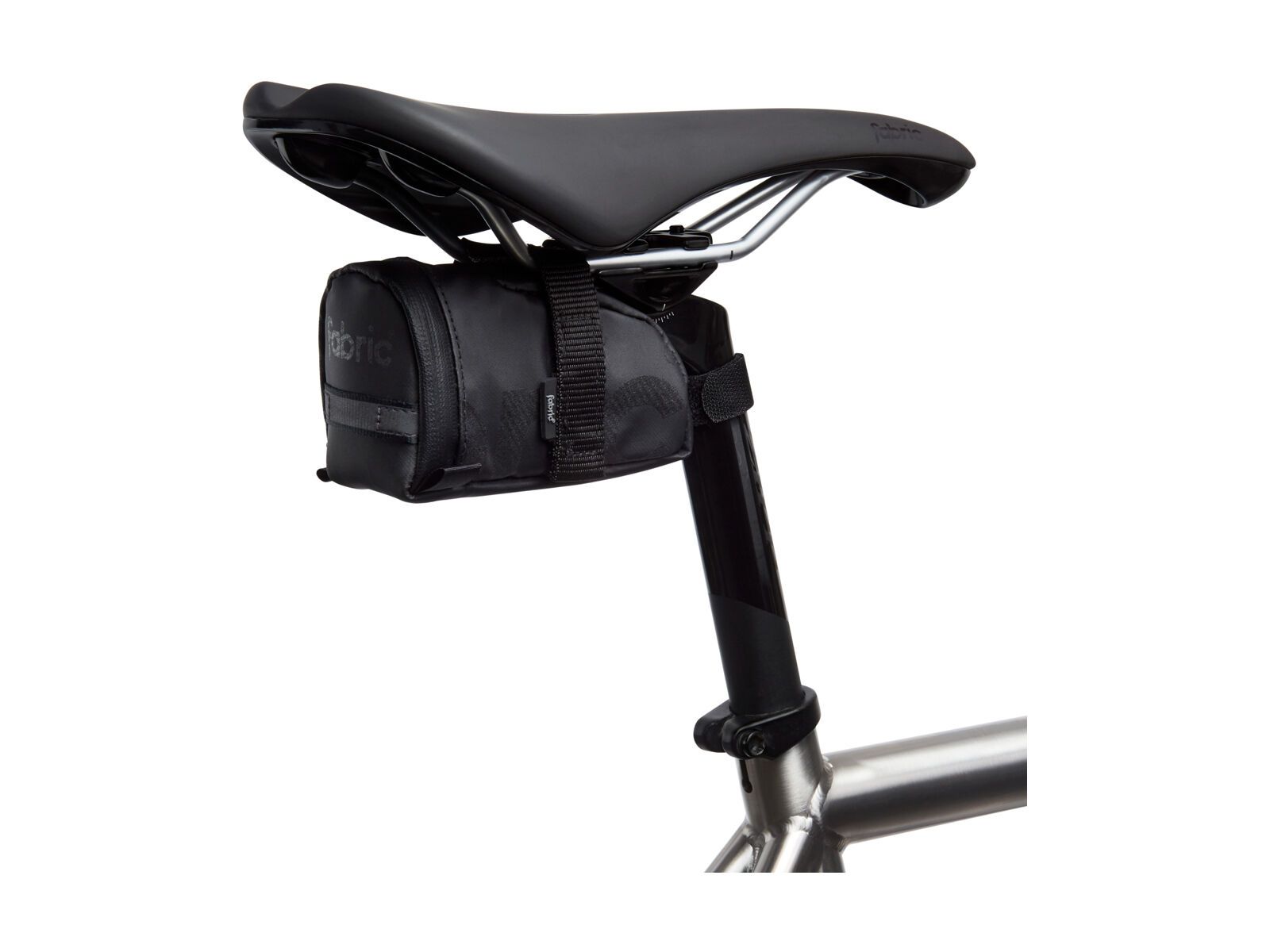 Fabric Contain Saddle Bag - Small, black - Bild 1