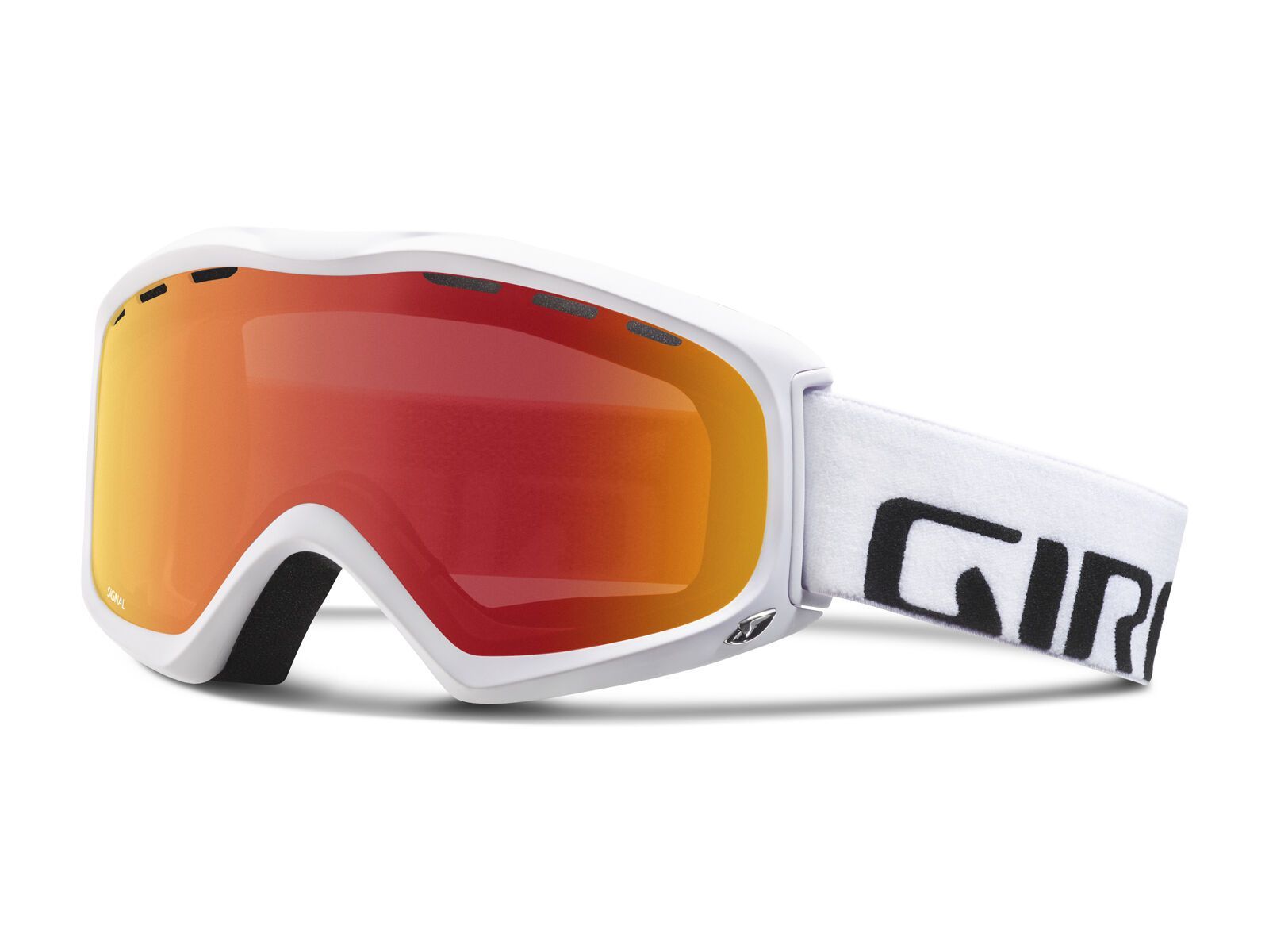 Giro Focus, white wordmark/amber scarlet - Bild 1