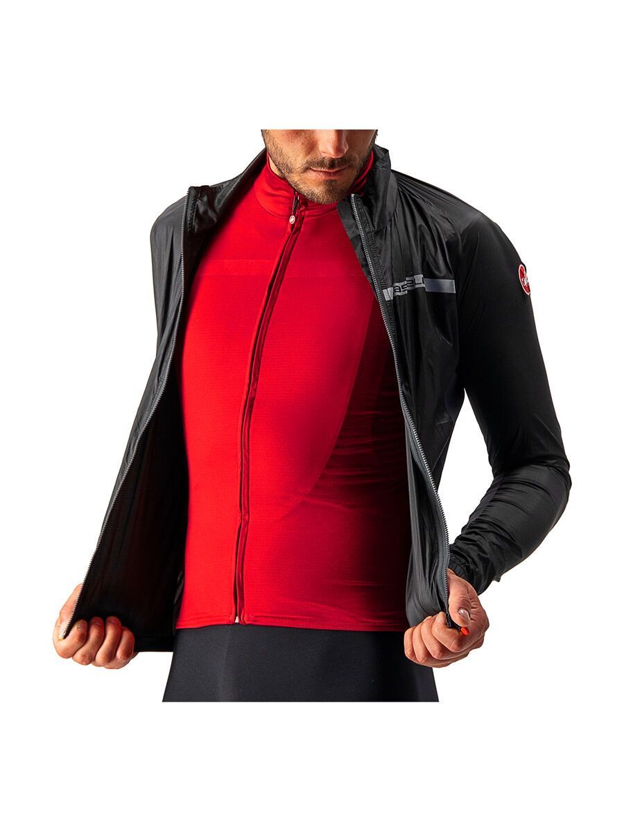 Castelli Squadra Stretch Jacket, light black/dark gray - Bild 4