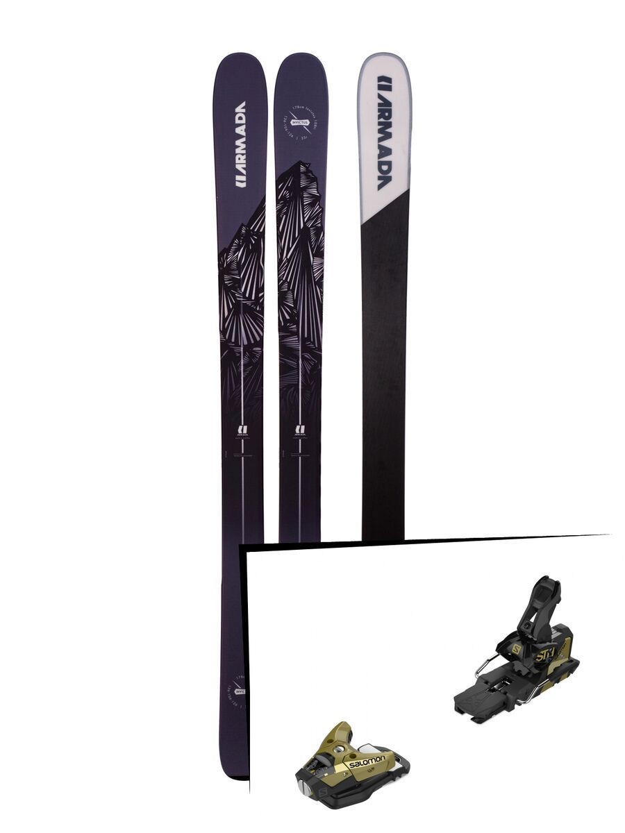 Set: Armada Invictus 108 Ti 2019 + Salomon STH2 WTR 16 gold/black - Bild 1