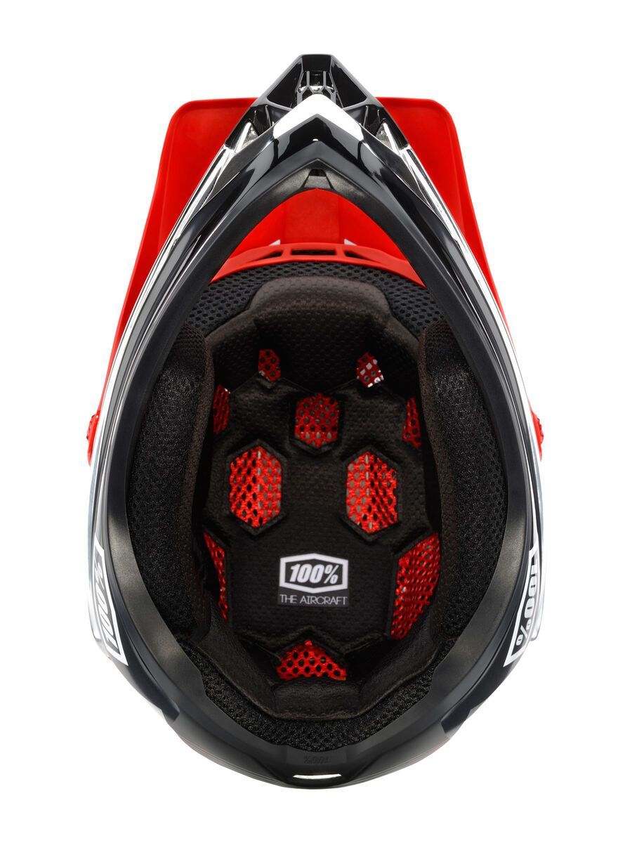 100% Aircraft DH Helmet Chrome Edition, Twinblaze Chrome - Bild 5