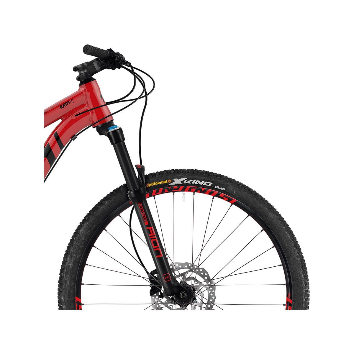 Ghost Kato FS 3.7 AL, riot red/jet black - Bild 7