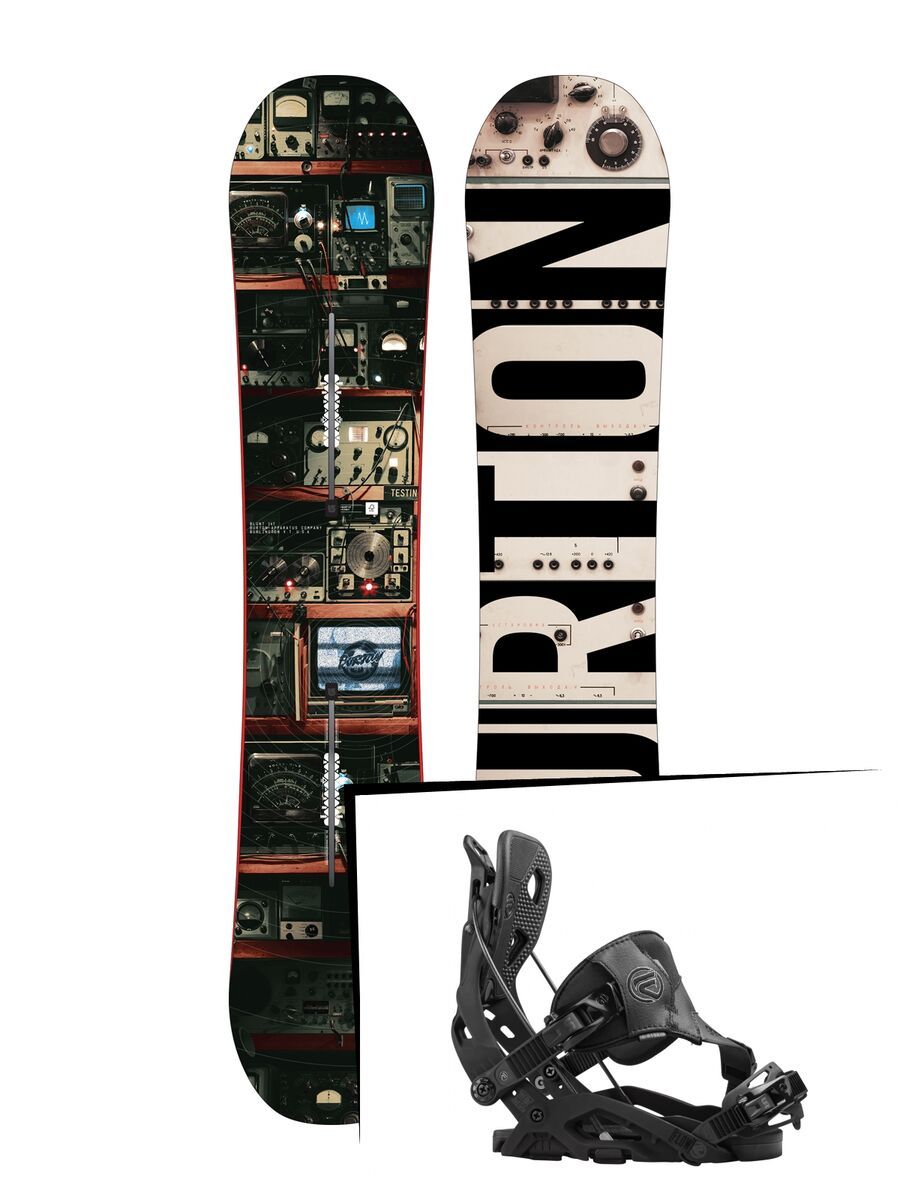 Set: Burton Blunt 2017 + Flow Fuse Hybrid (1513148S) - Bild 1