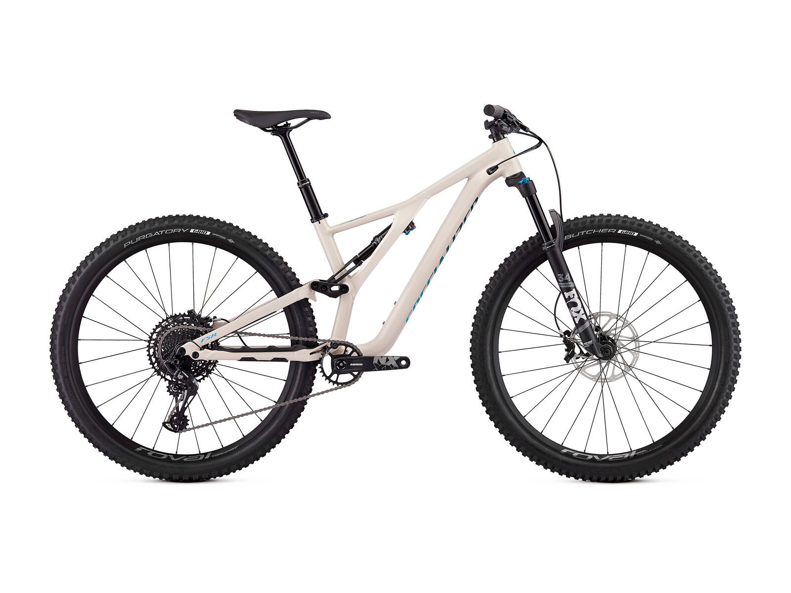 Specialized Women's Stumpjumper ST Comp Alloy 29, gloss satin white mountains / nice blue / tropical teal - Bild 1