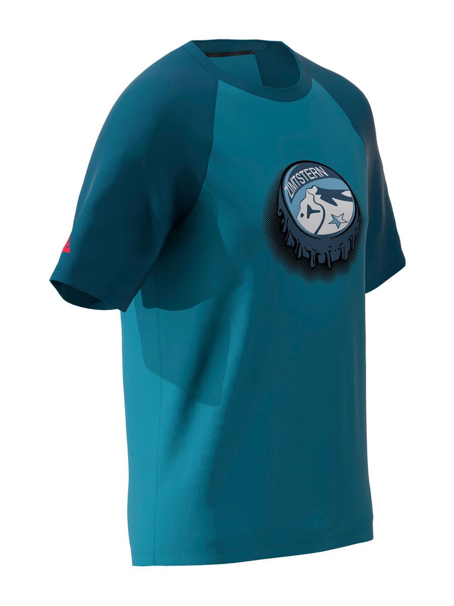 Zimtstern Cupz Tee Men, blue steel/french navy - Bild 3