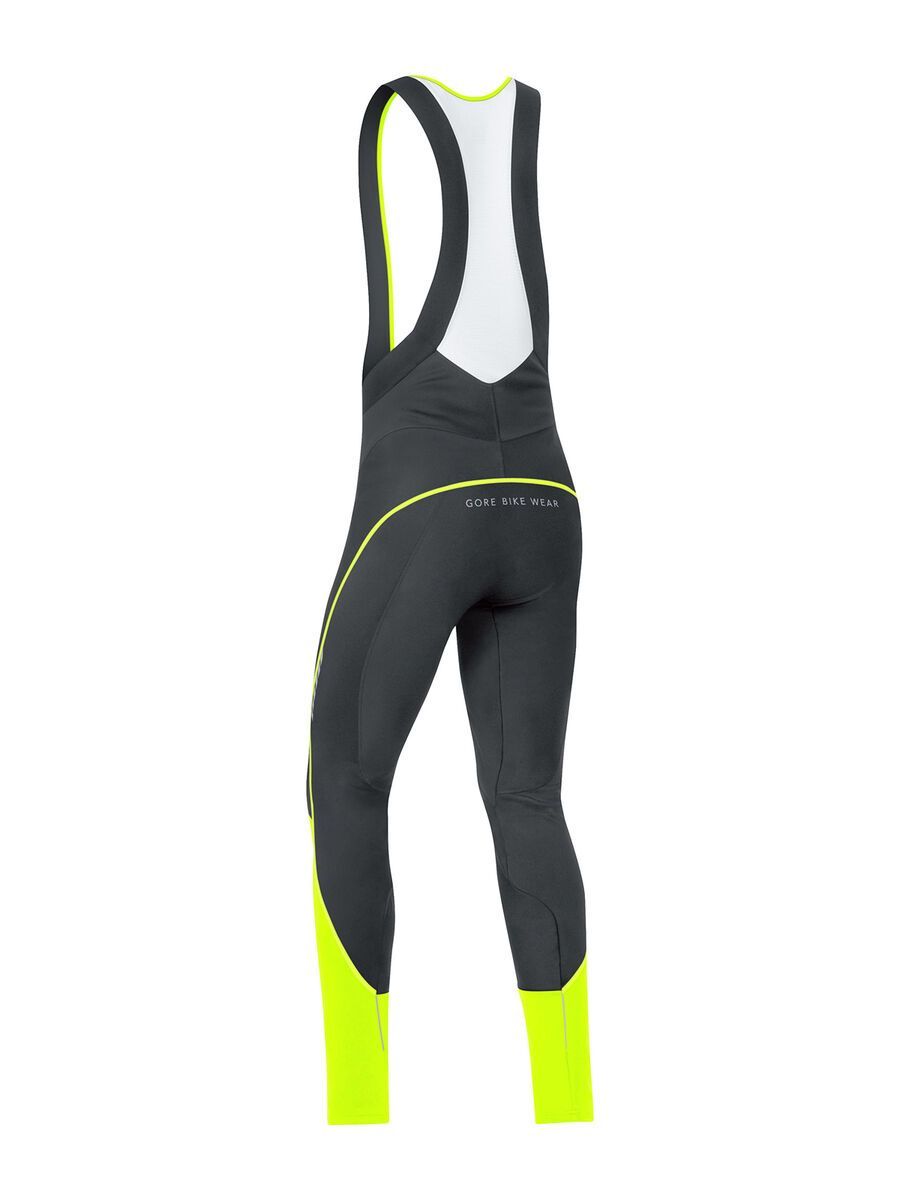 Gore Bike Wear Oxygen Windstopper SO Trägerhose, black neon yellow - Bild 2