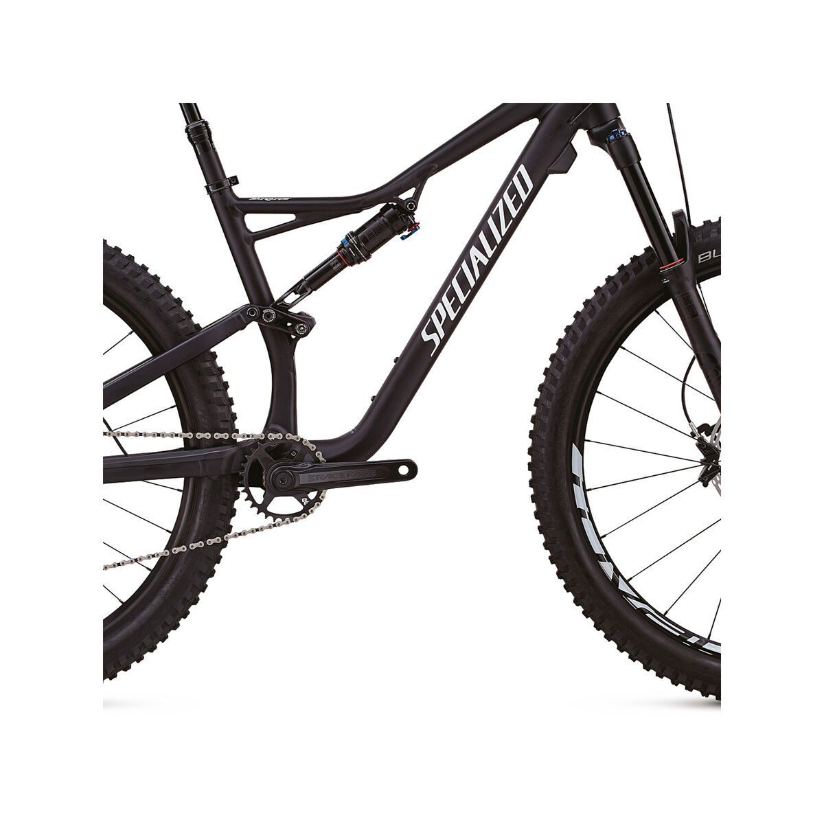 Specialized Stumpjumper FSR Comp 650b, satin black/white clean - Bild 5