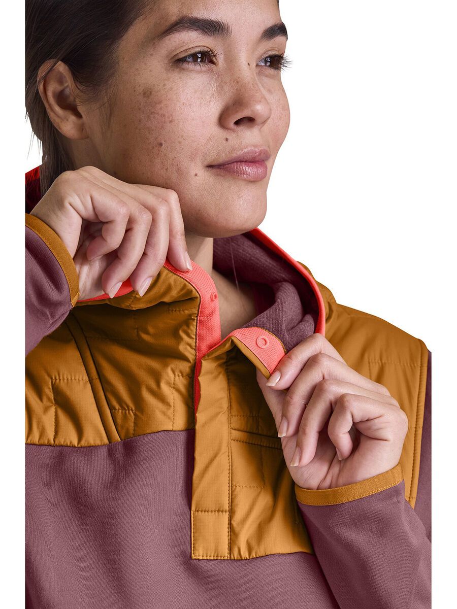 Ortovox Merino Fleece Plus Anorak W, pacific green - Bild 3