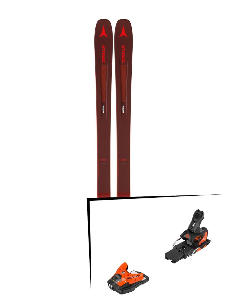 Set: Atomic Vantage 97 TI 2019 + Salomon STH2 WTR 13 orange/black - Bild 1