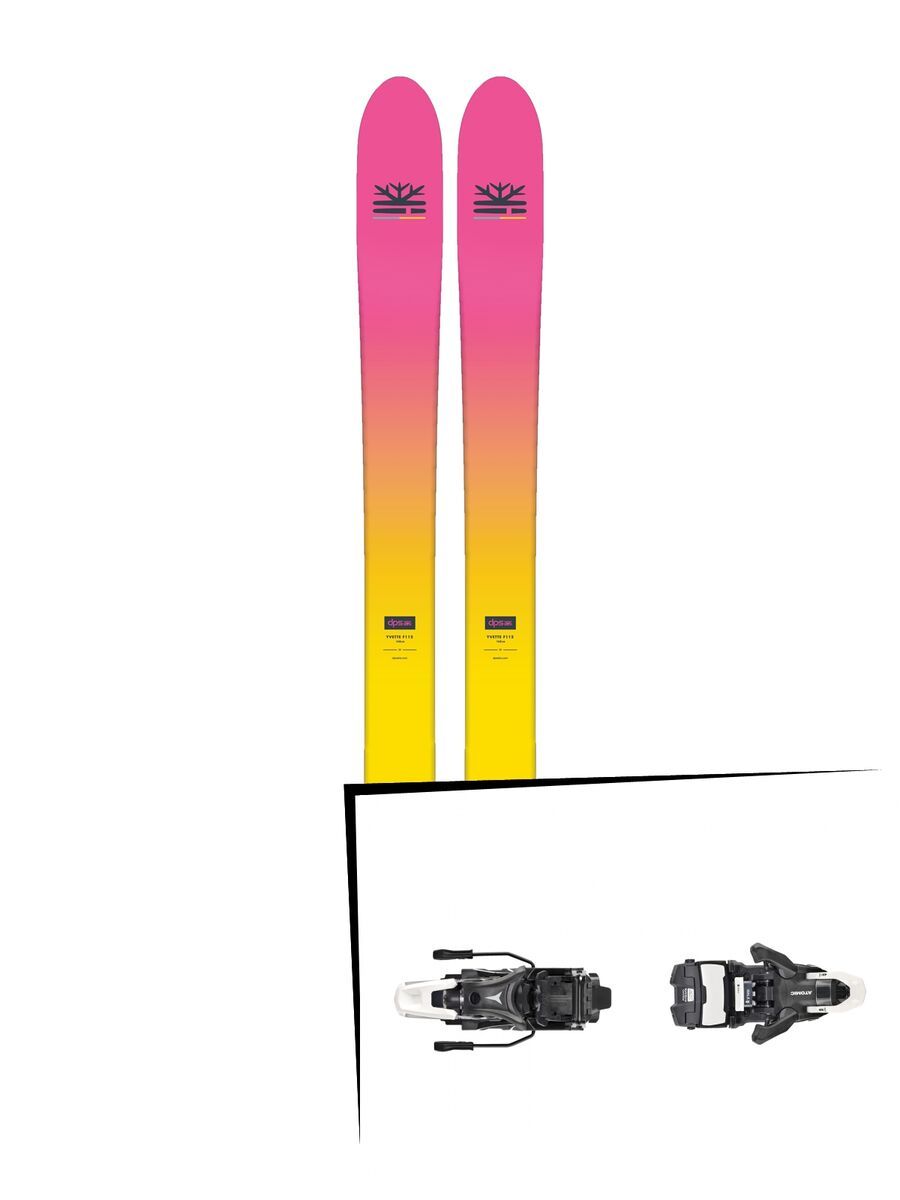 Set: DPS Skis Yvette 112 RP2 Foundation 2018 + Atomic Shift MNC 13 black/white - Bild 1