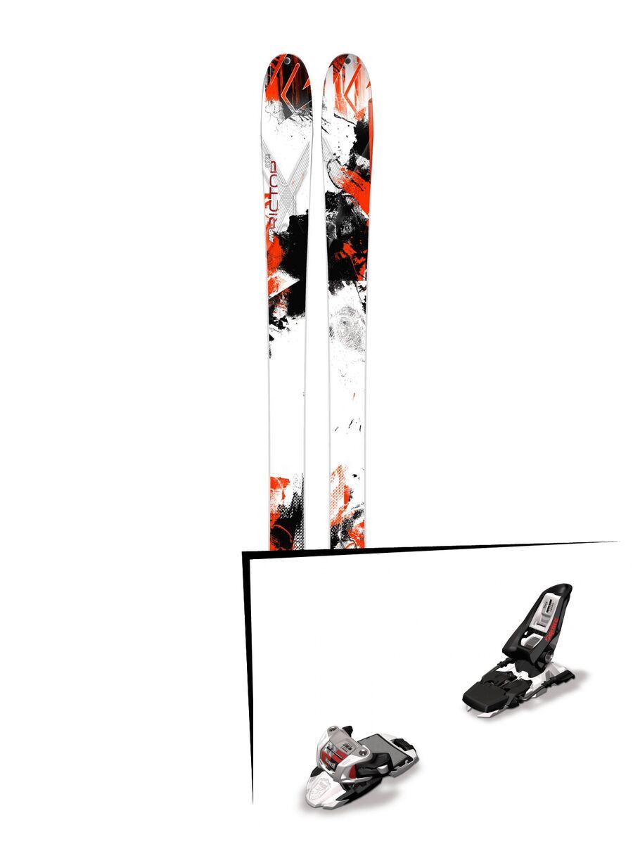 K2 SKI Set: AMP Rictor 90 XTI 2015 + Marker Squire 11 - Bild 1