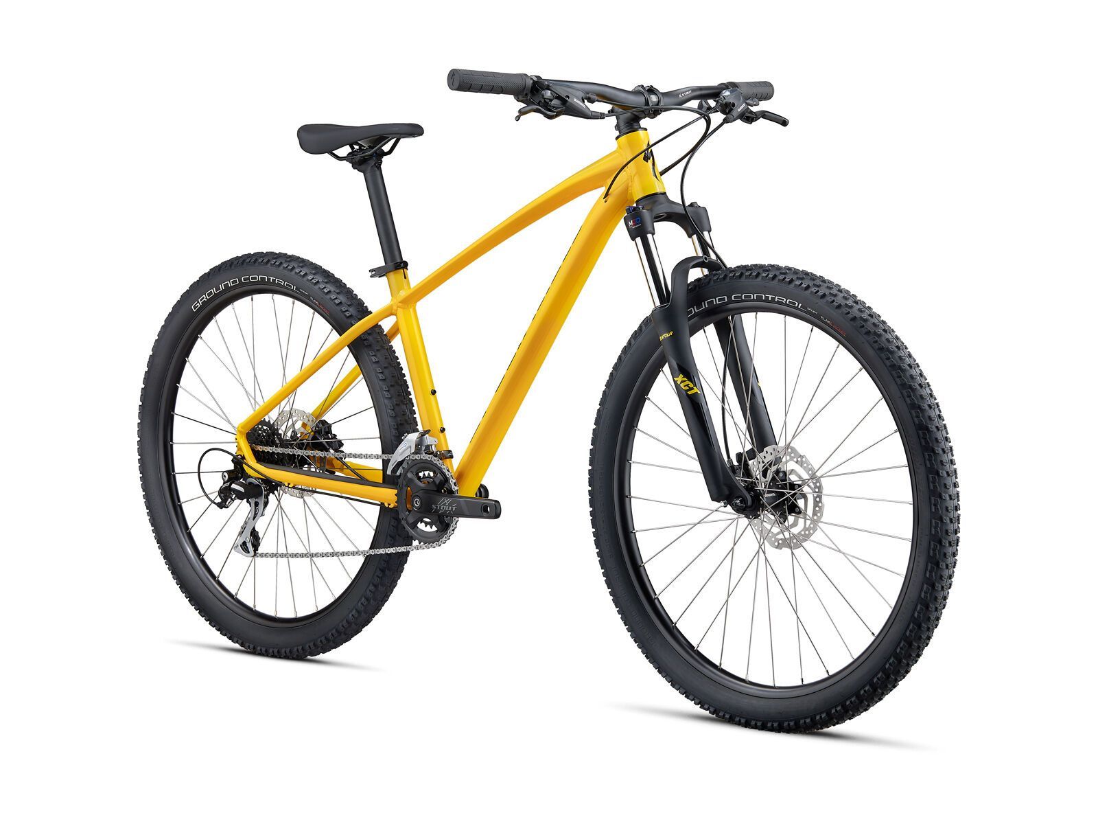 yellow specialized bike