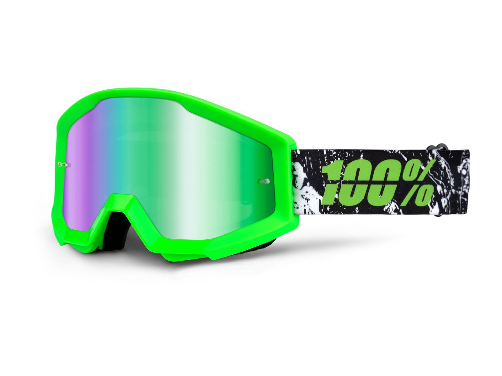 100% Strata, crafty lime/Lens: mirror green - Bild 1