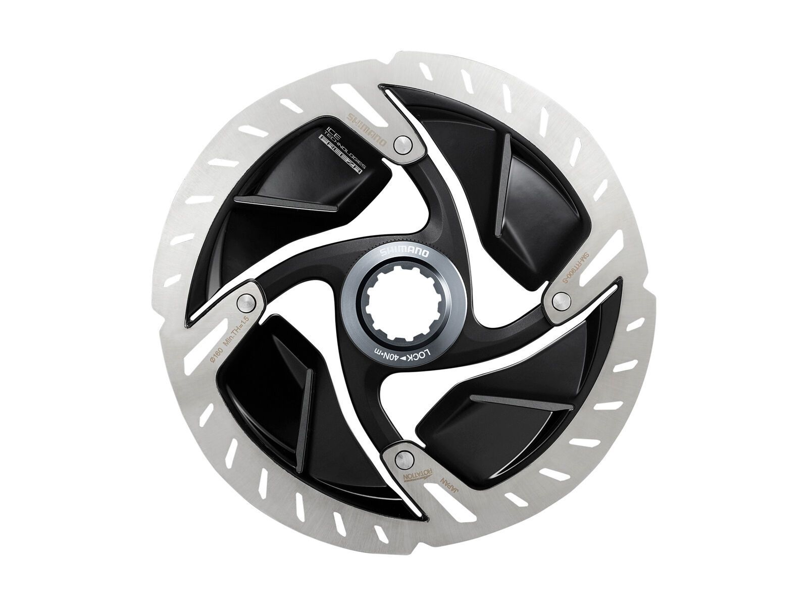 Shimano Dura-Ace SM-RT900 Bremsscheibe Ice-Tech Freeza Center Lock - 160 mm - Bild 1