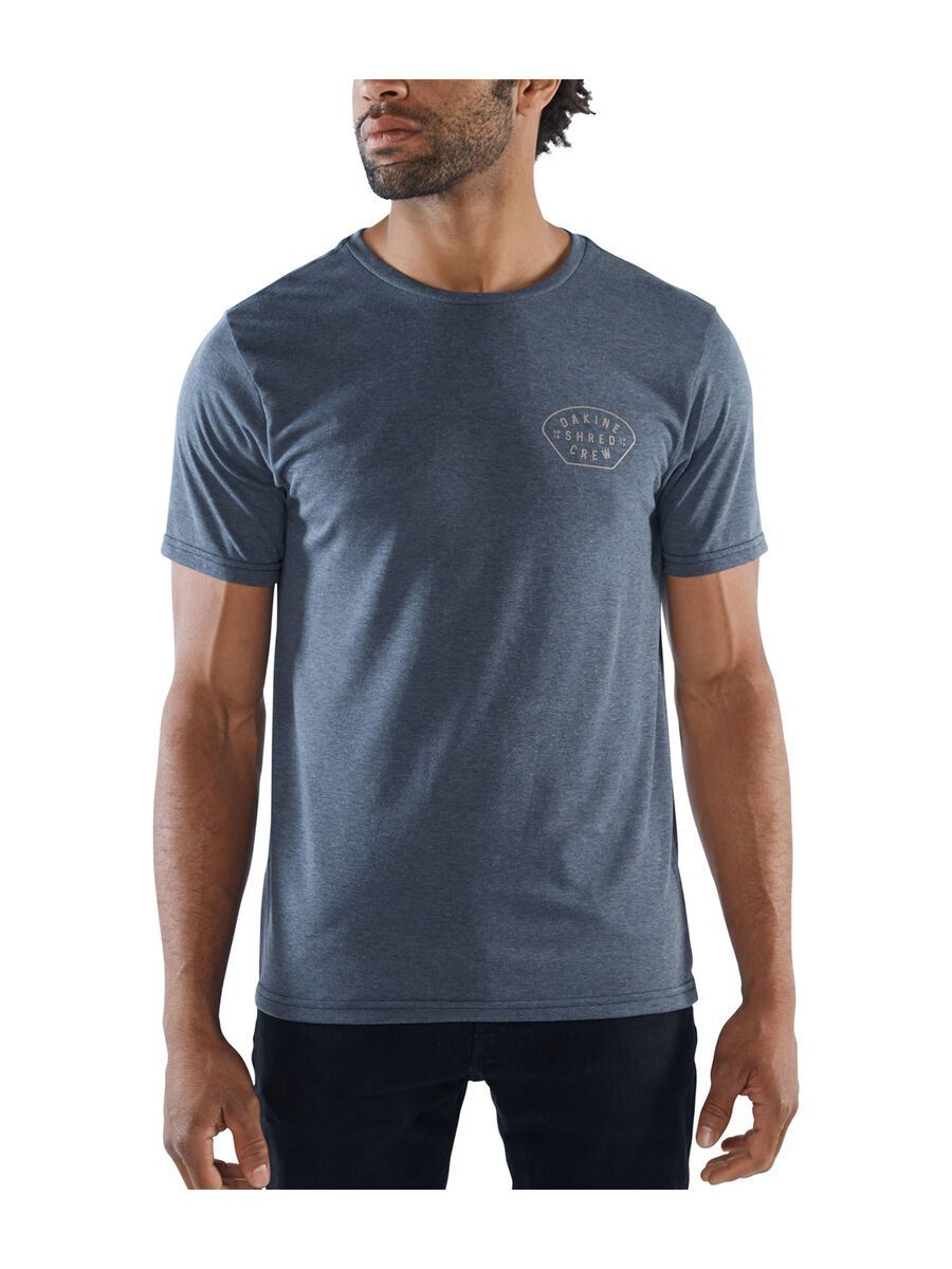 Dakine Shred Crew S/S Tech T, heather navy - Bild 3