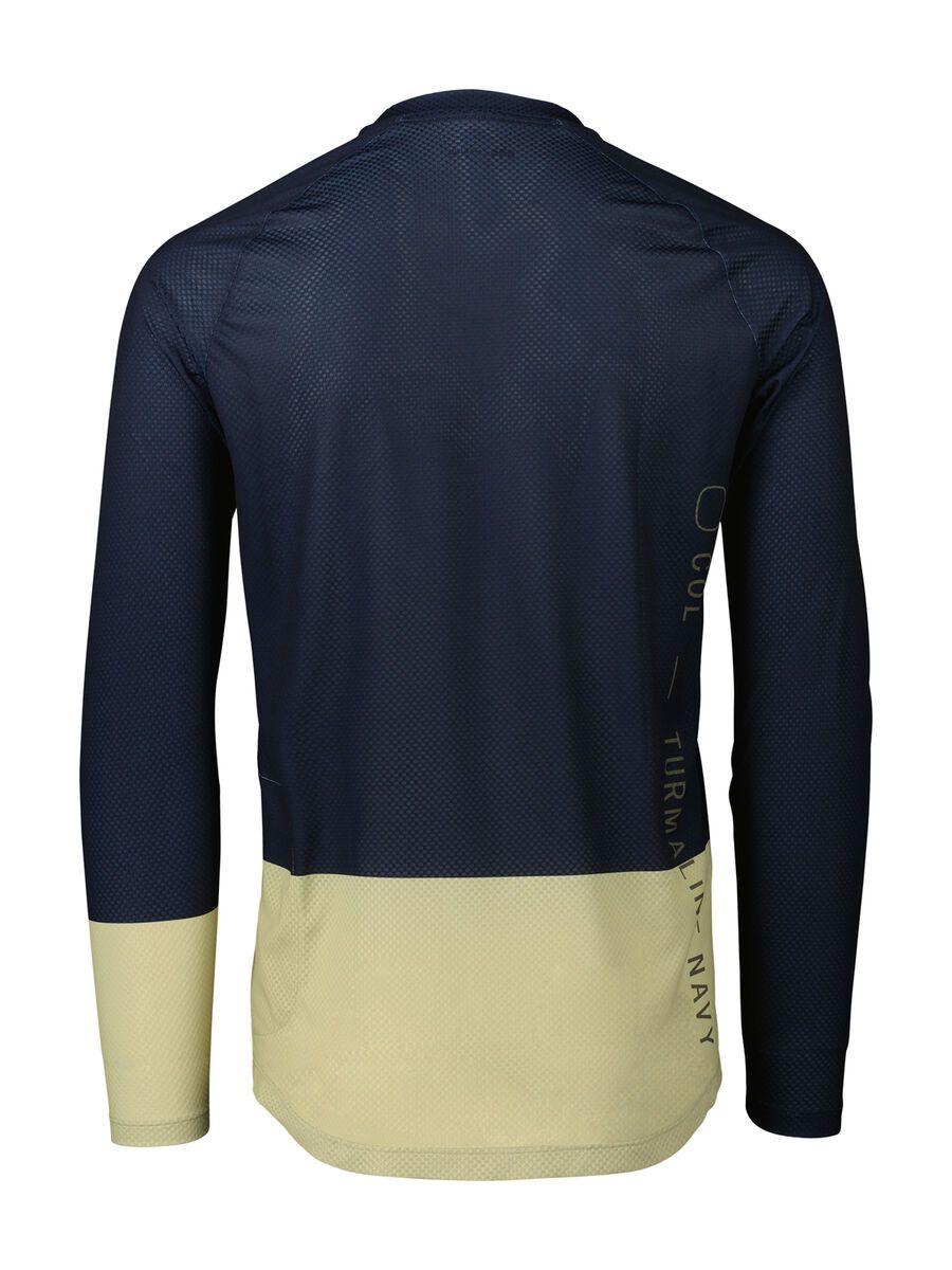 POC MTB Pure LS Jersey, turmaline navy/prehnite green - Bild 3