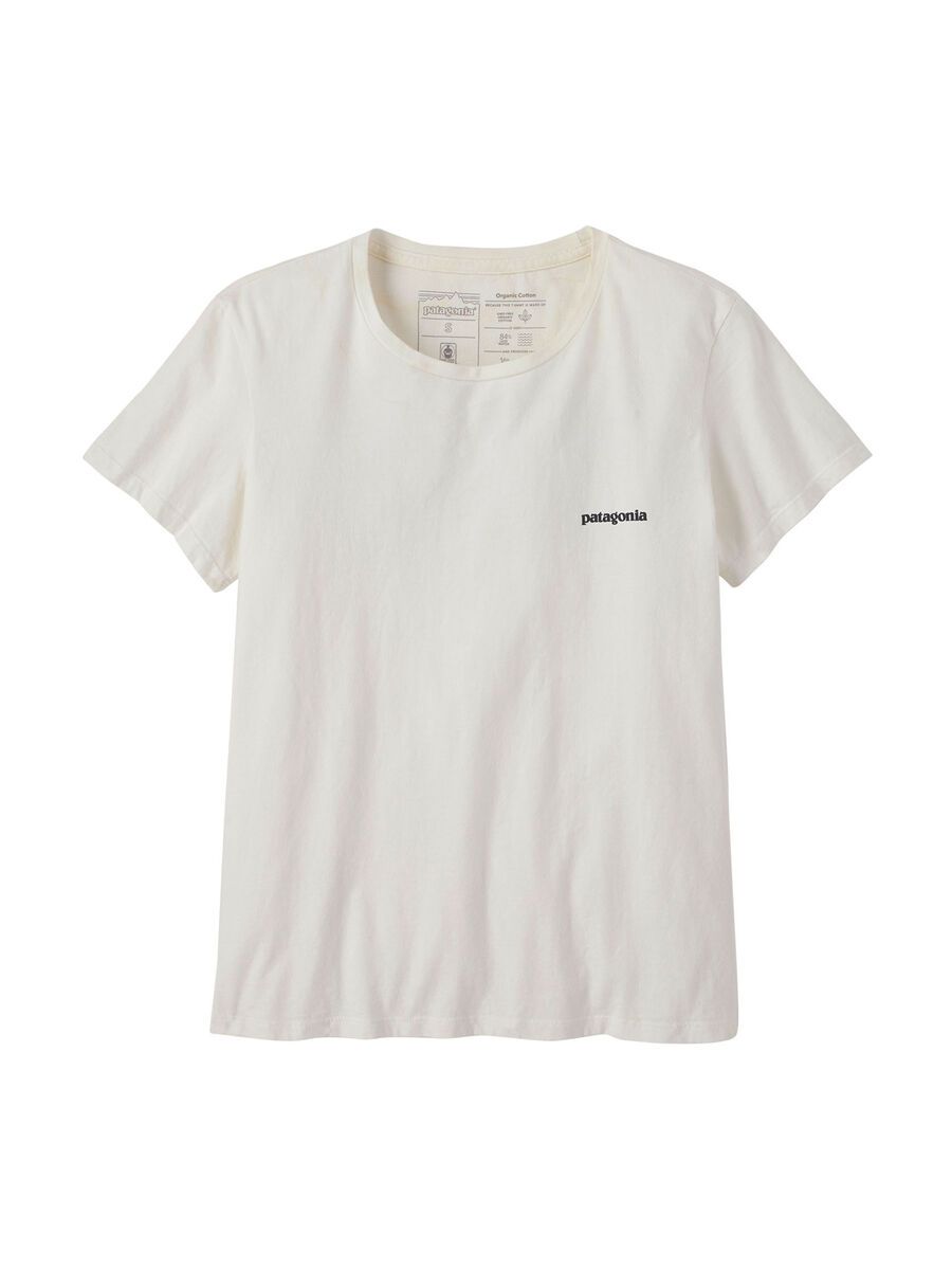 Patagonia Women's P-6 Mission Organic T-Shirt birch white L 37560-BCW-L