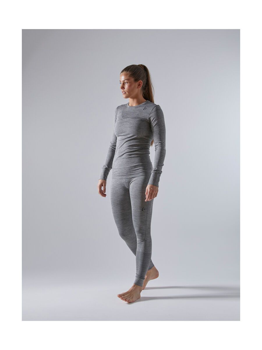 Craft Fuseknit Comfort RN LS W, dark grey melange - Bild 6