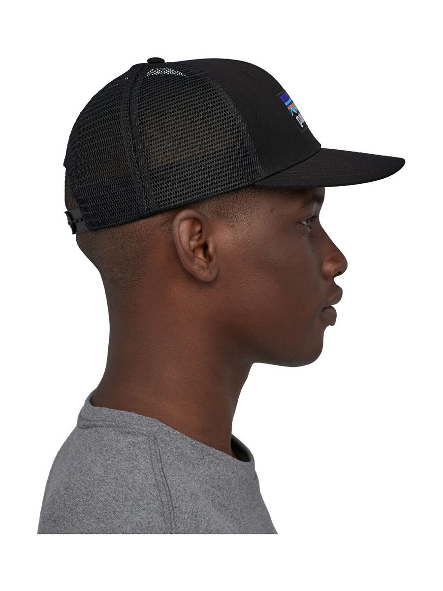 Patagonia P-6 Logo Trucker Hat, black - Bild 5