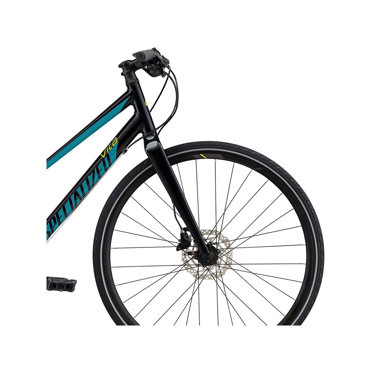 Specialized Vita Sport Step Through, gloss blue flake tint/light turquoise/hyper green - Bild 5