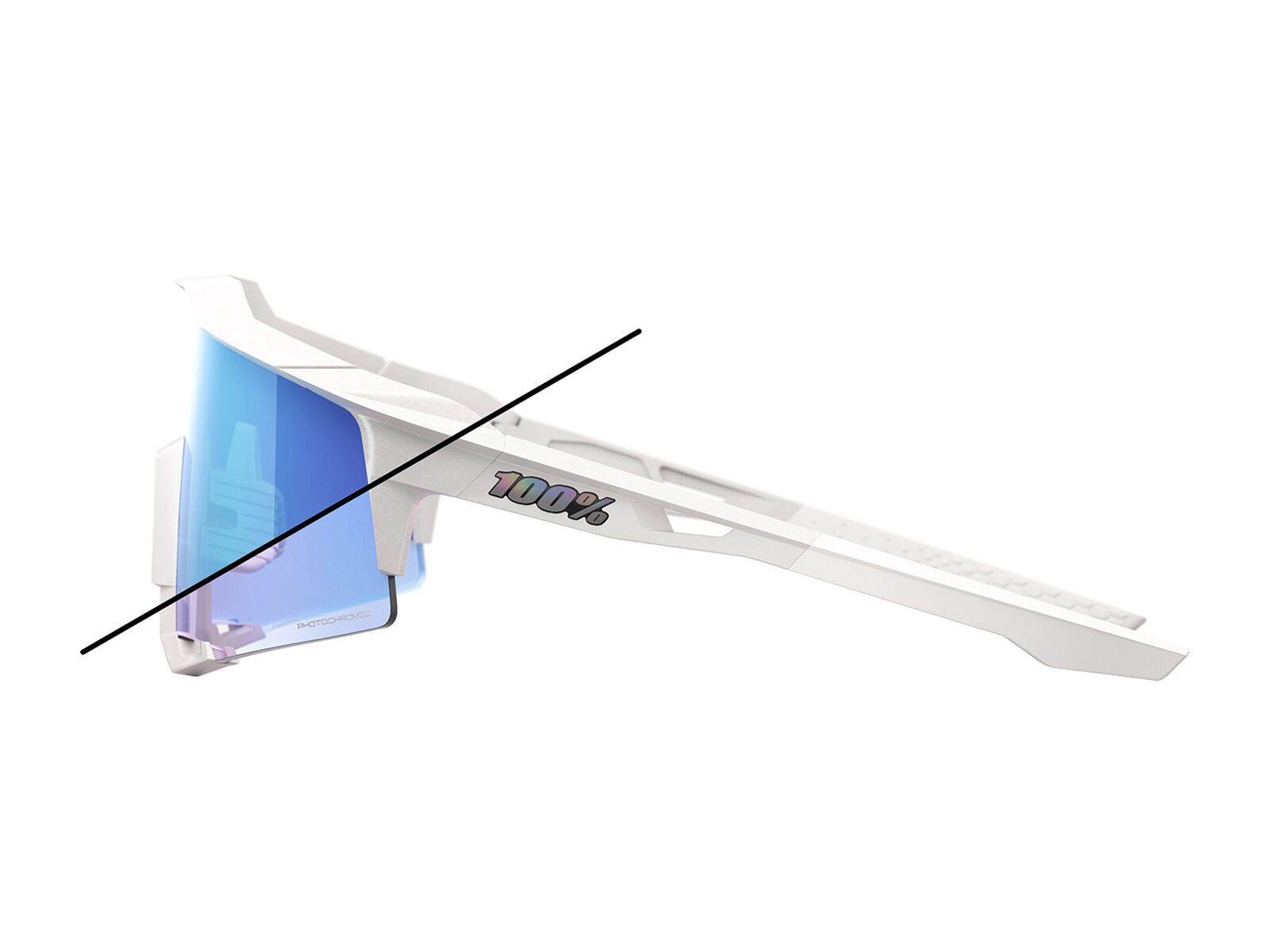 100% Speedcraft Bastille LE, Blue Mirror Photochromic - Bild 2