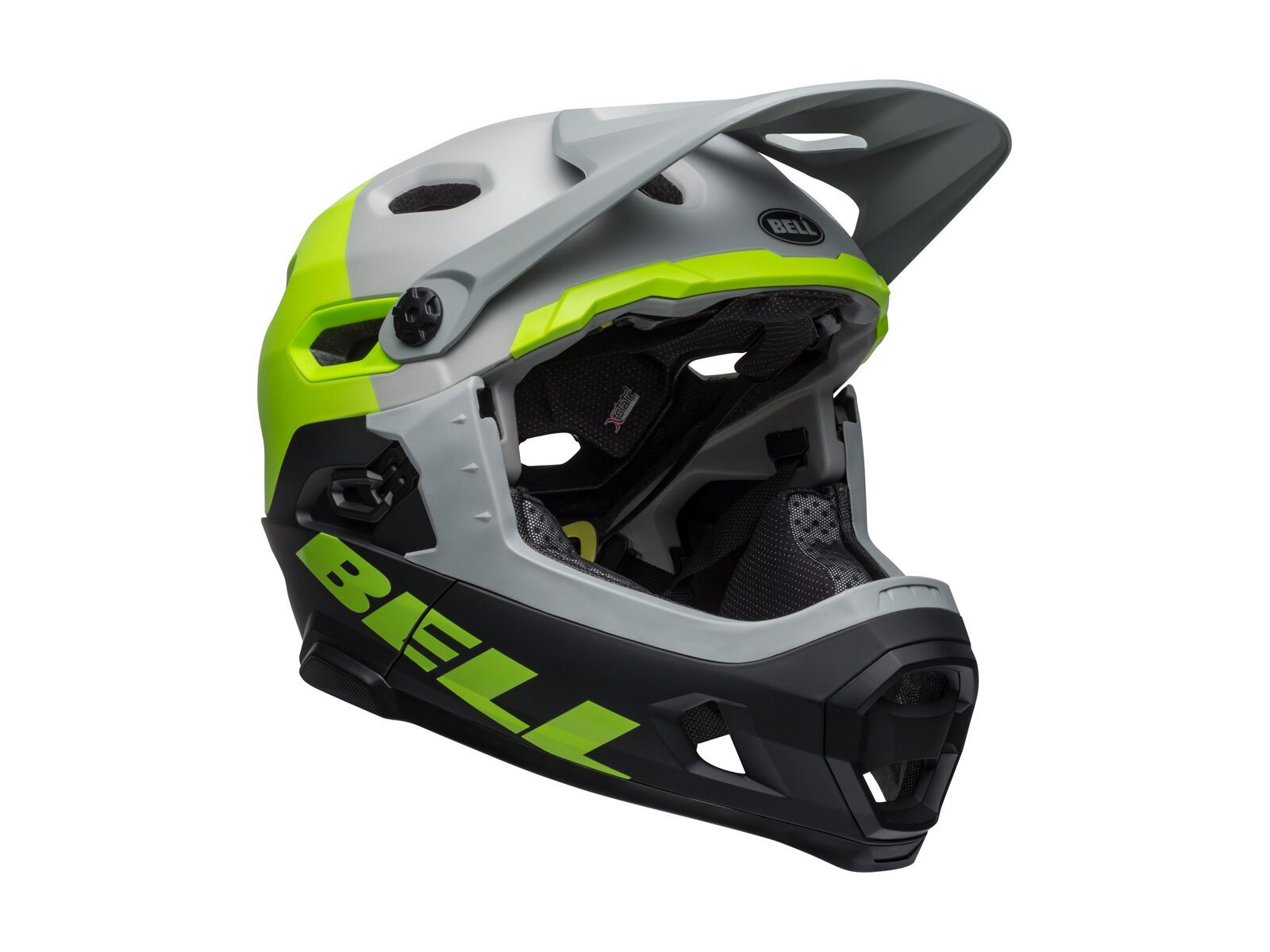 Bell Super DH MIPS, matte/gloss dark gray/bright green/black - Bild 2