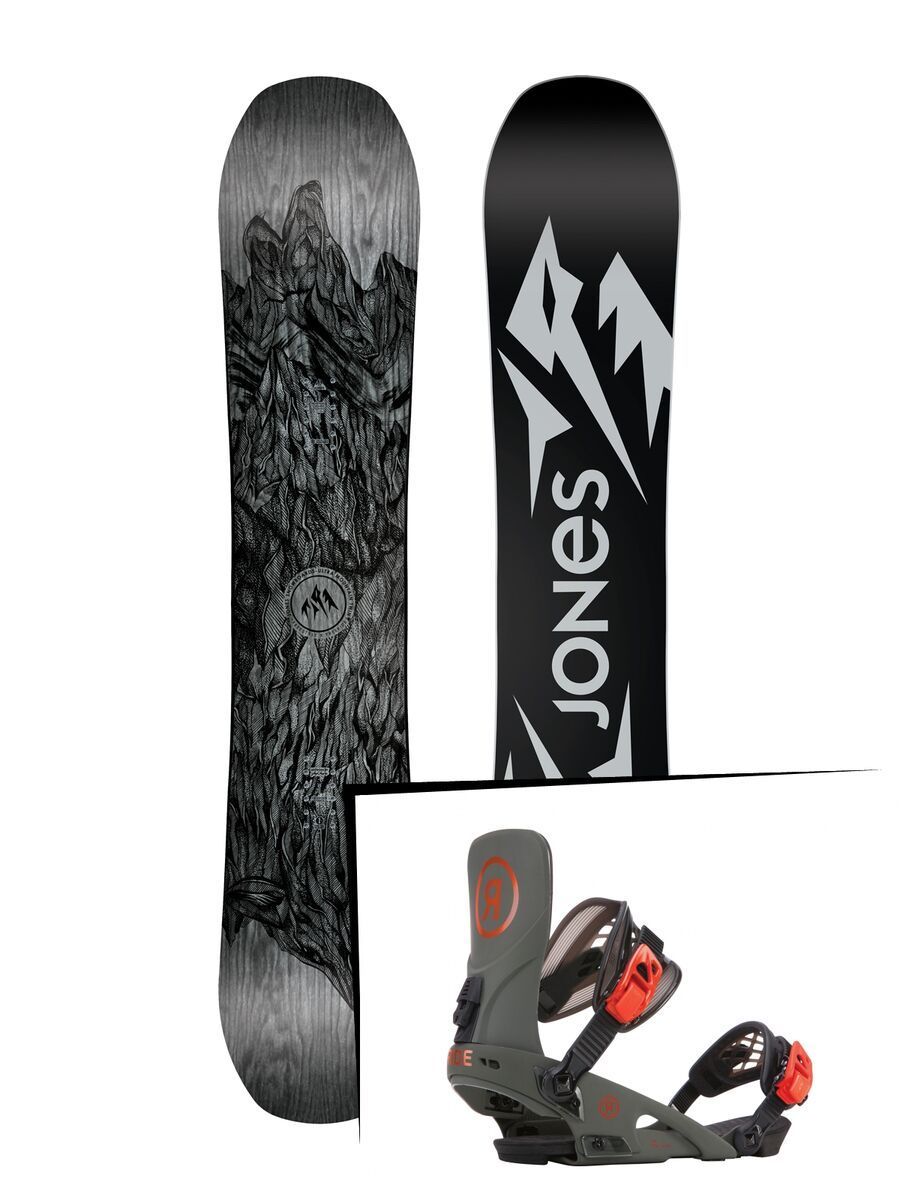 Set: Jones Ultra Mountain Twin 2019 + Ride LTD (1923740S) - Bild 1