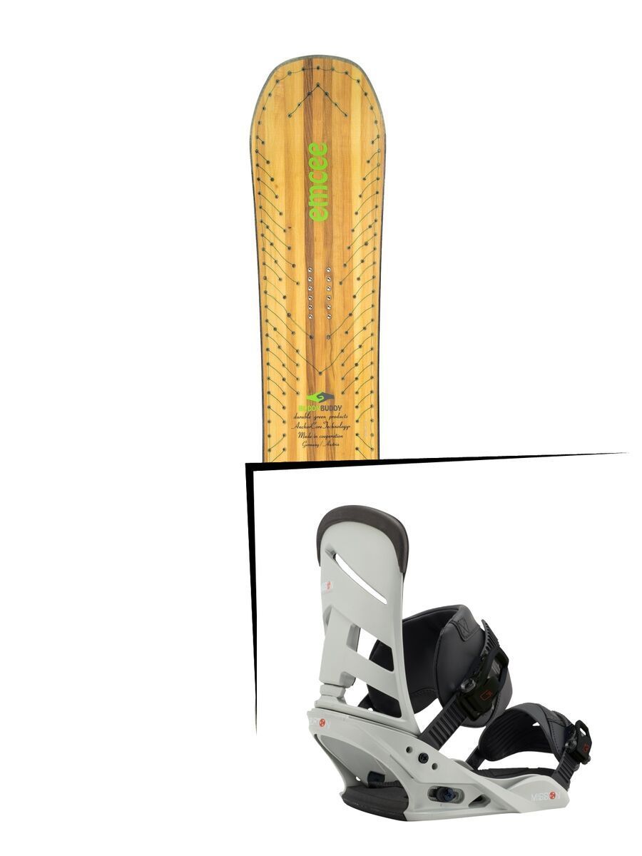 Set: BuddyBuddy Emcee Flex 3 2017 + Burton Mission (1712876S) - Bild 1