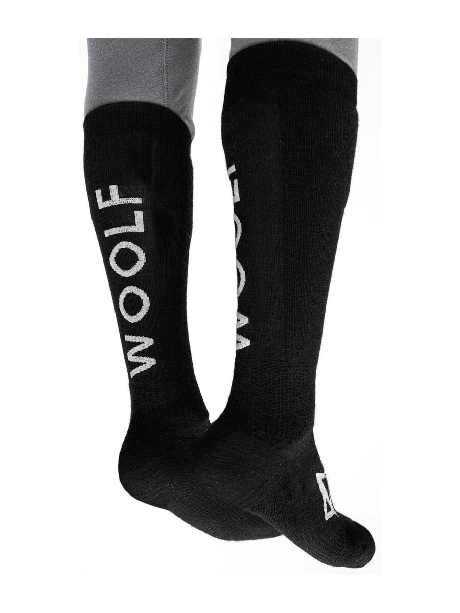 Woolf Merino Torset Thin Sock, black - Bild 2