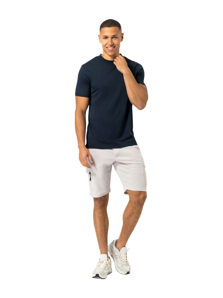 super.natural Casual Rib Bio J Tee Herren, blueberry - Bild 5