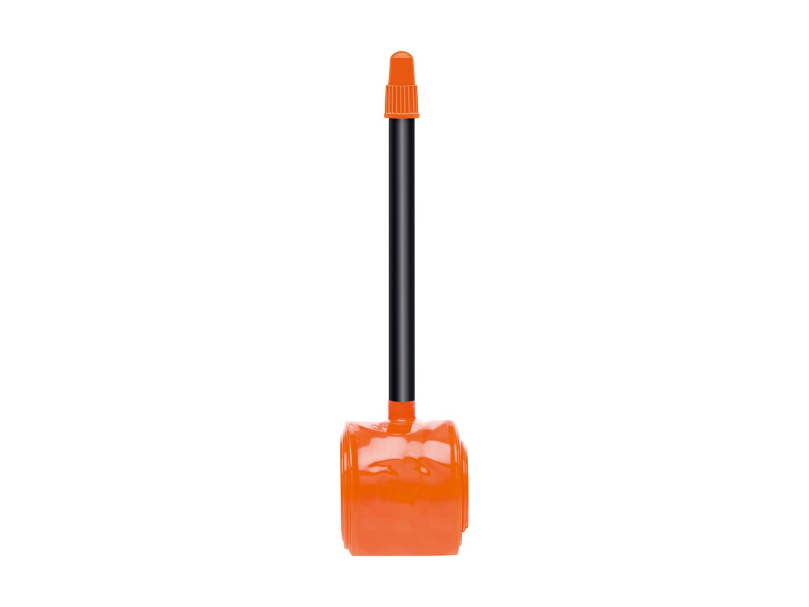Tubolito S-Tubo Road 80 mm - 700C x 18-32 / Black Valve, orange/black - Bild 4