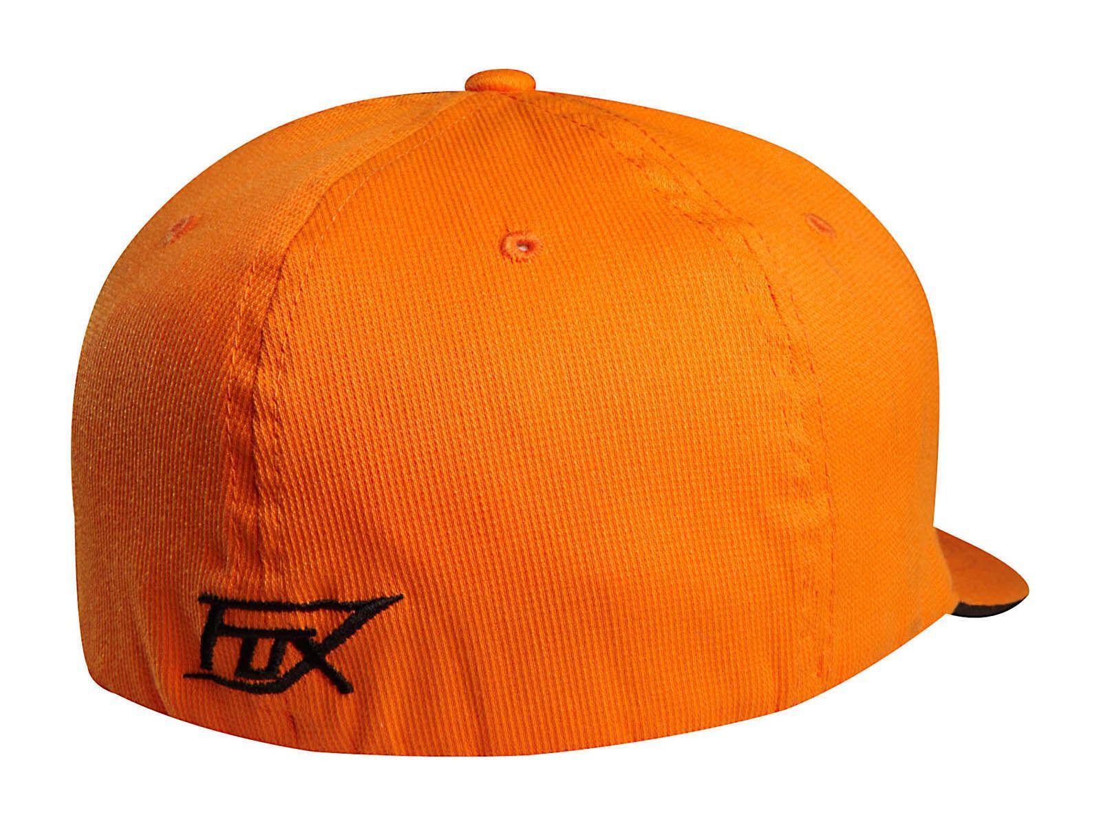Fox Signature Flexfit Hat, Orange - Bild 2