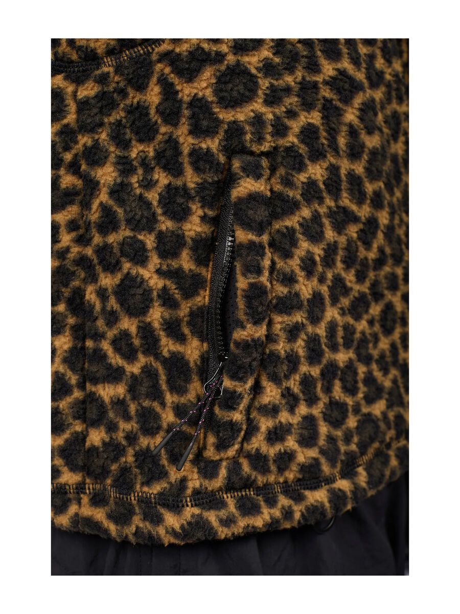 Eivy Boxy Sherpa Vest, leopard - Bild 7