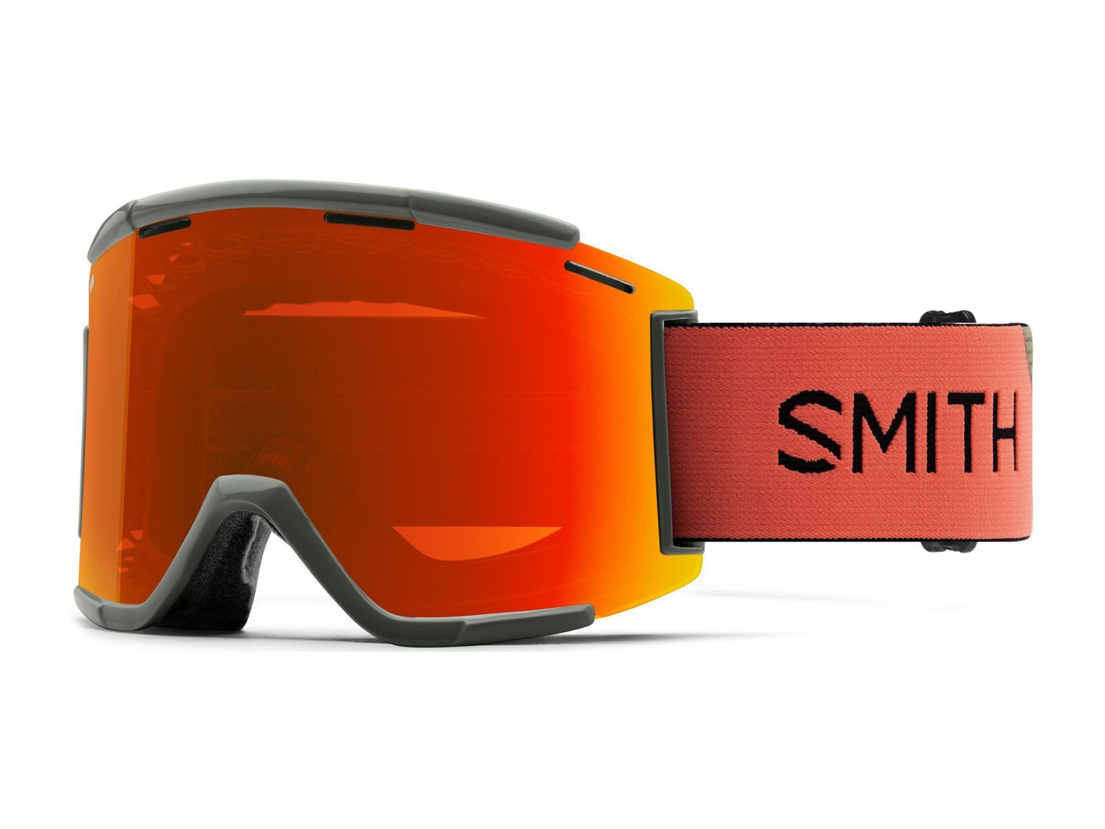 Smith Squad MTB XL + WS, sage red rock/Lens: chromapop everyday red mirror - Bild 1