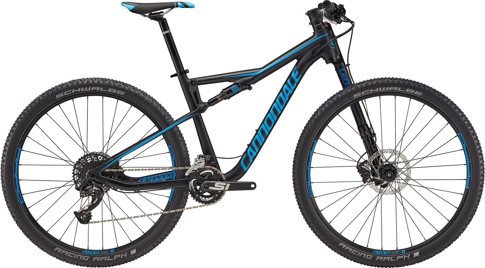 Cannondale Scalpel-Si 5 29, matte jet black w/ matte ultra blue and gloss black - BLK - Bild 1