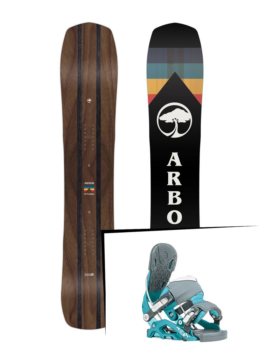 Set: Arbor A-Frame 2019 + Flow Juno aqua - Bild 1