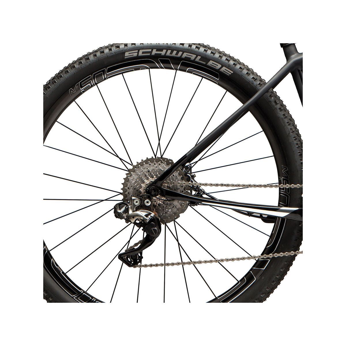 Cannondale F-SI Hi-Mod Black Inc. 27.5, jet black w/charcoal grey, fine silver, matte - Bild 4