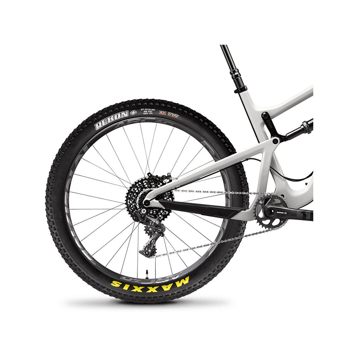 Santa Cruz Hightower CC X01 27.5 Plus, gloss cannery grey and blue - Bild 5