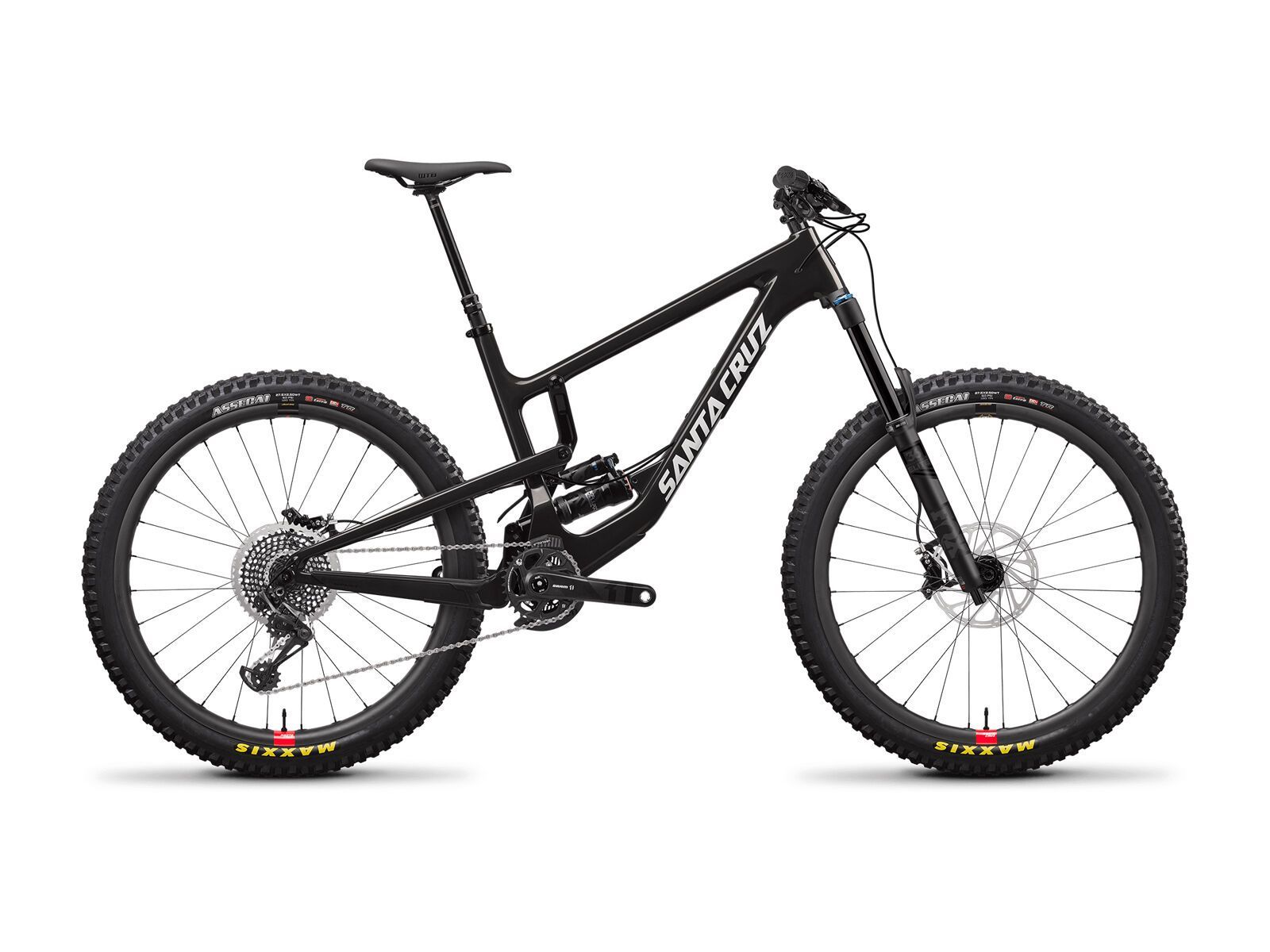 Santa Cruz Nomad CC X01 Air Reserve, gloss carbon and white - Bild 1
