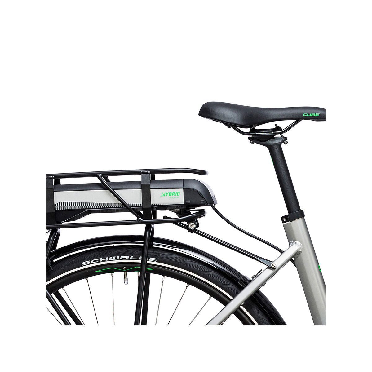 Cube Touring Hybrid ONE 500 Trapeze, silver´n´flashgreen - Bild 5