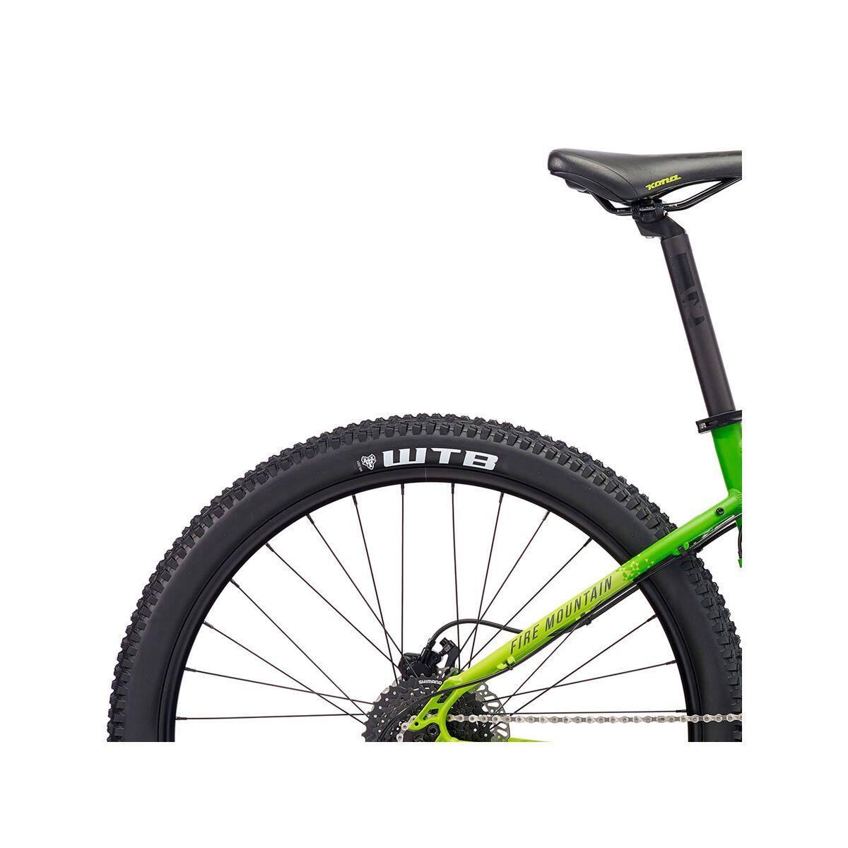 Kona Fire Mountain 26, matt green & lime w/ gray & lime decals - Bild 6