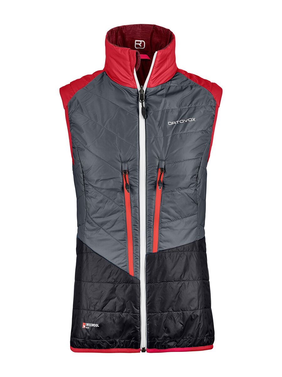 Ortovox Swisswool Piz Grisch Vest W, dark blood blend - Bild 1