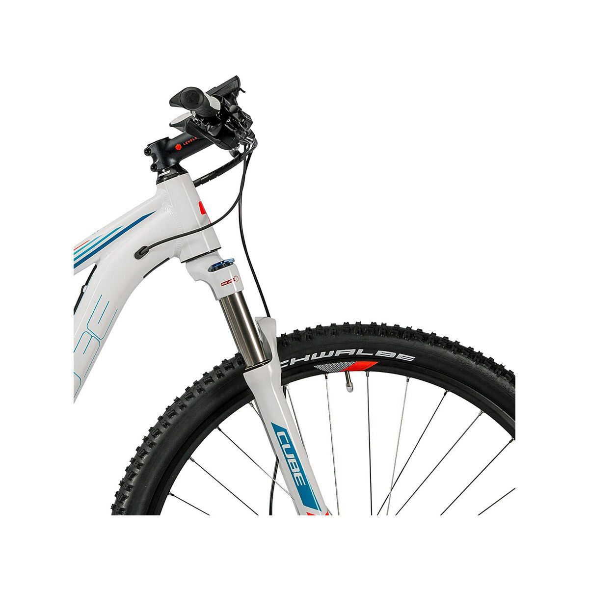 Cube Access WLS Hybrid Pro 400 27.5, white´n´blue´n´flashred - Bild 5