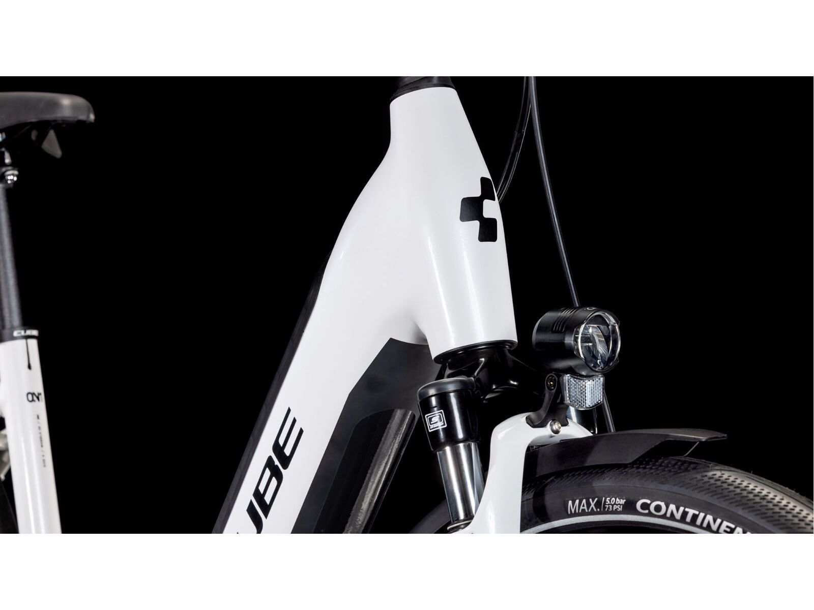 Cube Supreme Hybrid Comfort One 500 Easy Entry 28, metallicwhite´n´black - Bild 6