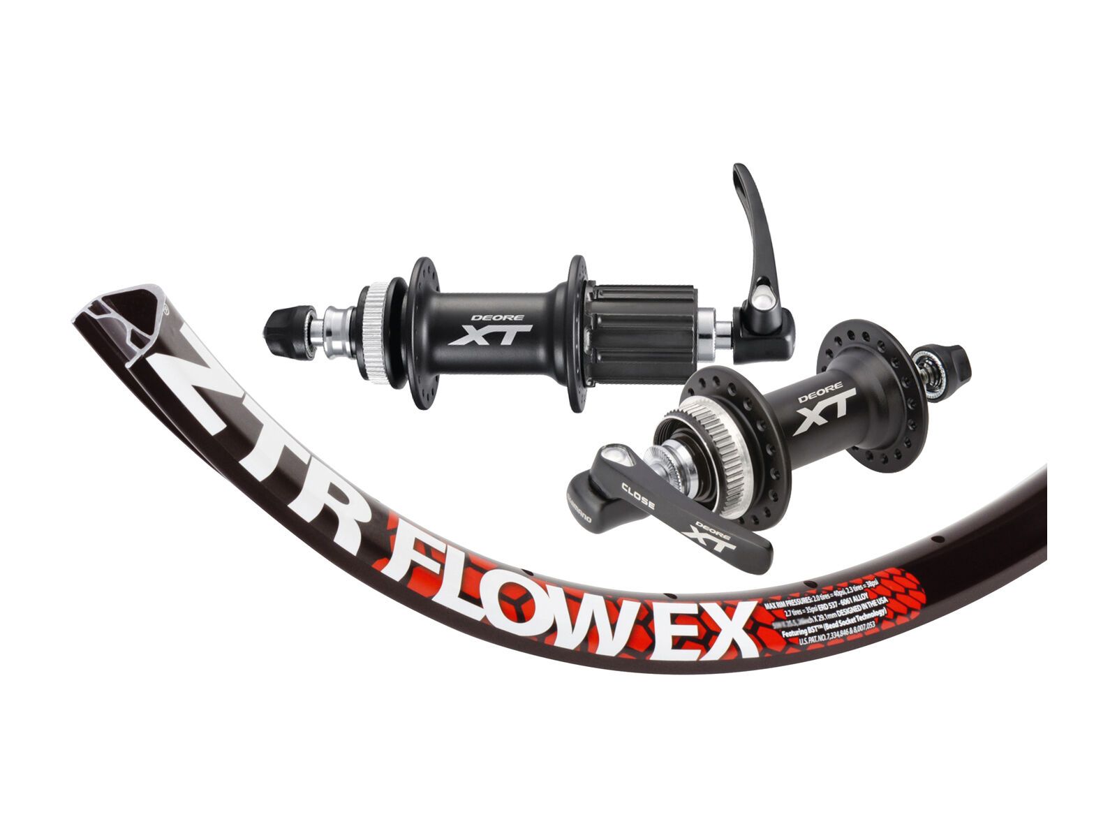 Stan's NoTubes ZTR Flow EX 27.5 / Shimano XT 785 Centerlock, schwarz - Bild 1