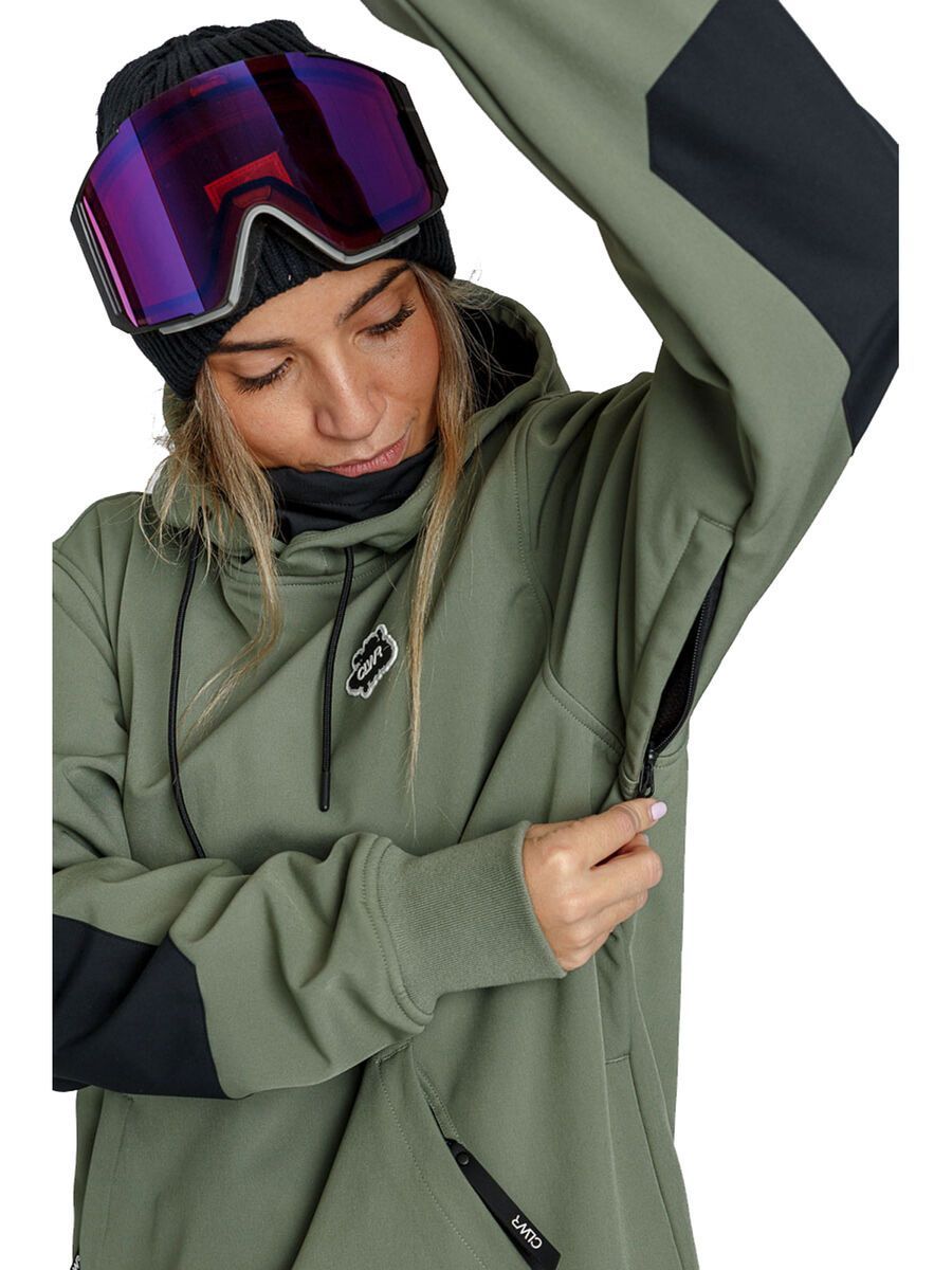 Colourwear Est. 2010 Hoodie, grey green - Bild 4